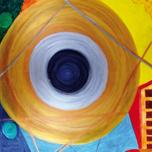 Oko Strykowa, akryl, 100x80 cm, 2016